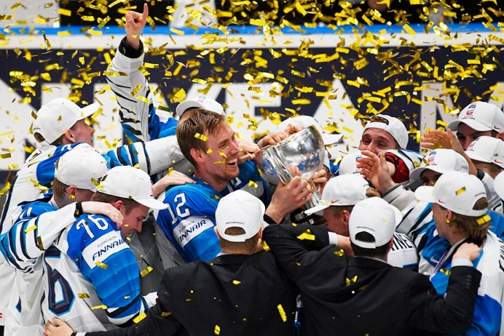 Как сборная Финляндии праздновала победу на ЧМ