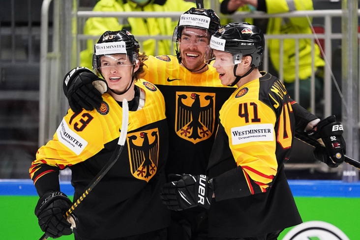 ЧМ по хоккею 2021, Германия – Латвия – 2:1