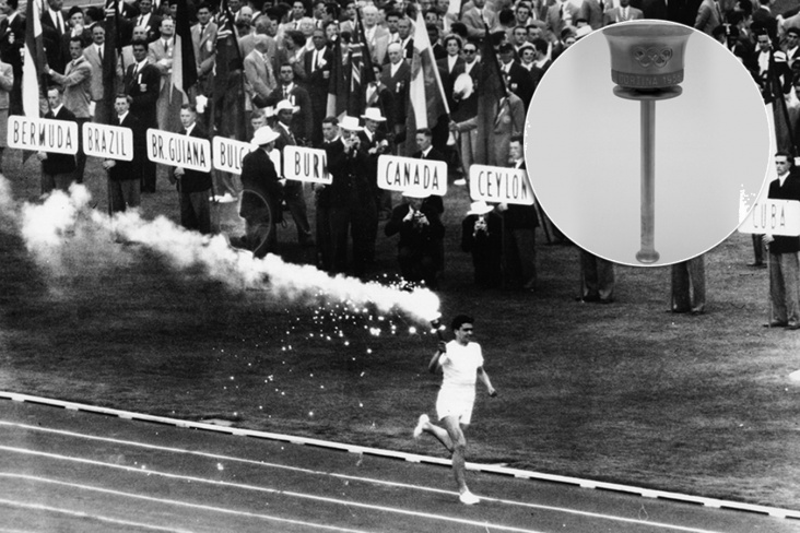 История подмены олимпийского факела