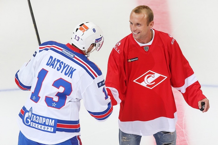 Павел Дацюк и Денис Глушаков