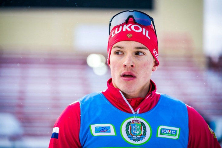 Лыжник сборной России Сергей Волков
