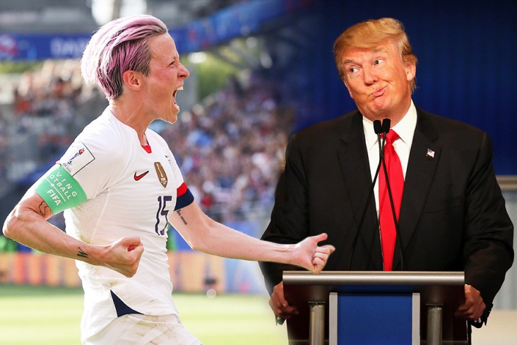 Футболистка-лесбиянка против Трампа