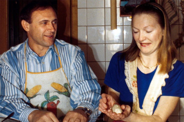Олег Долматов с женой Натальей