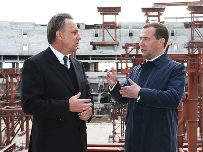 Виталий Мутко и Дмитрий Медведев