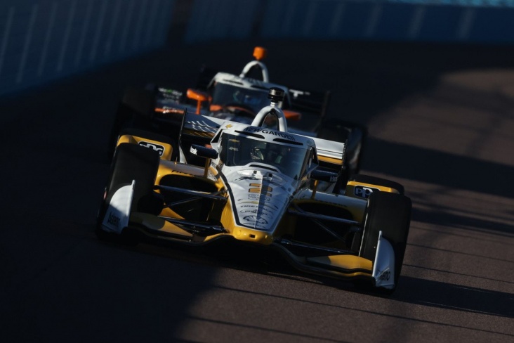 Джозеф Ньюгарден на этапе IndyCar в Финиксе
