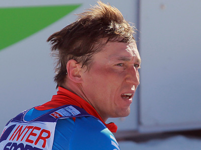 Александр Легков после финиша