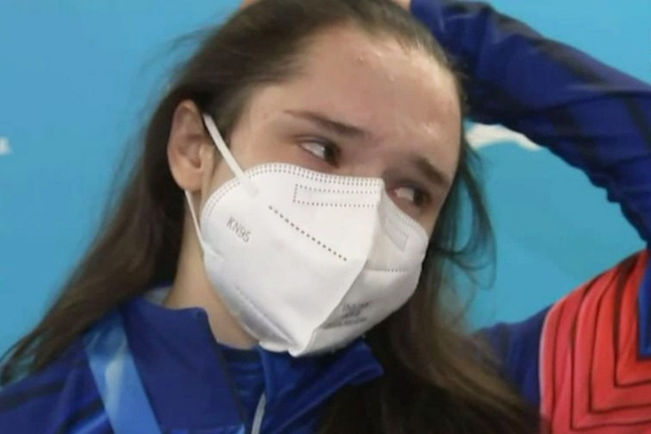 Российская шорт-трекистка заплакала во время эфира