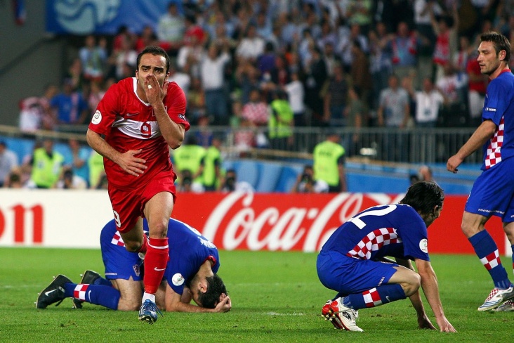 Драма в матче Хорватии и Турции на Евро-2008