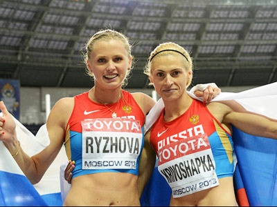 Ксения Рыжова и Антонина Кривошапка