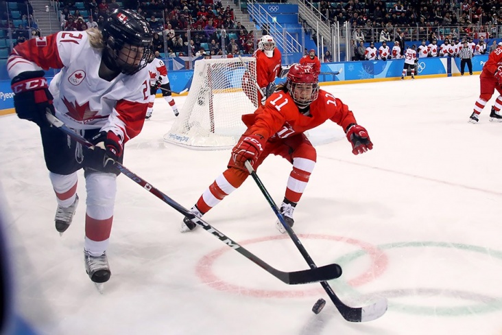 Женская сборная России по хоккею проиграла Канаде