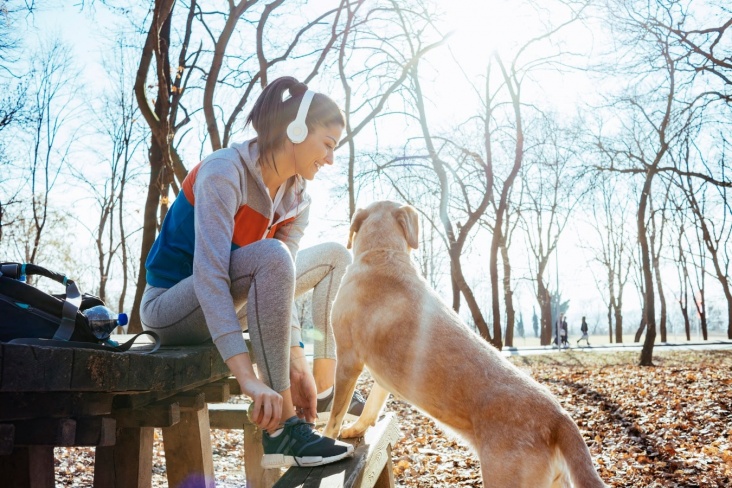Как совместить прогулку с собакой с тренировкой
