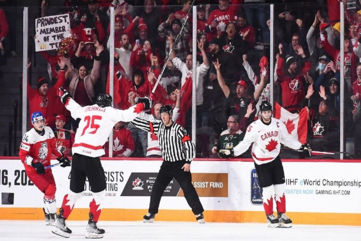 Сборная Канады выиграла МЧМ-2023 по хоккею, обыграв в овертайме финала сборную Чехии, видео, обзор матча