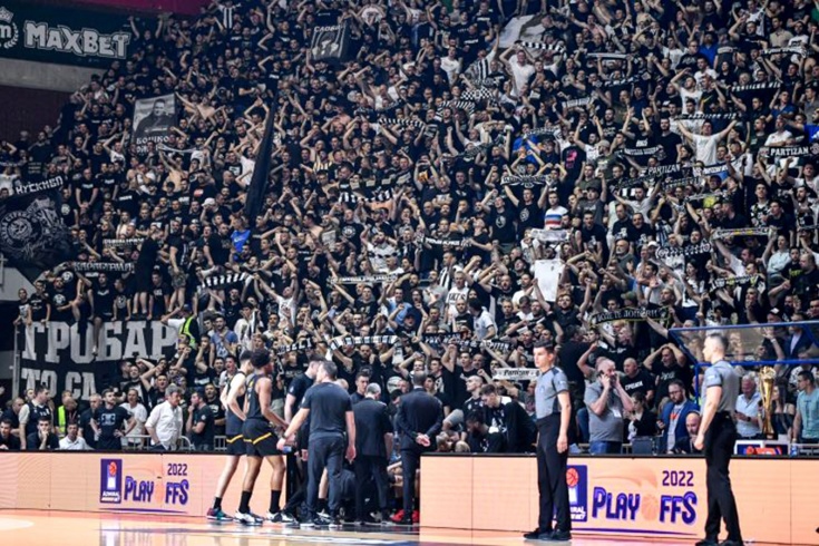 После скандалов во время финальной серии Адриатической лиги баскетбольный «Партизан» снялся с внутреннего чемпионата