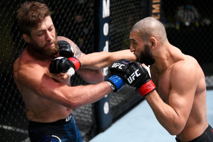 UFC 273, Хамзат Чимаев — Джеральд Миршерт, нокаут Чимаева за 17 секунд, видео
