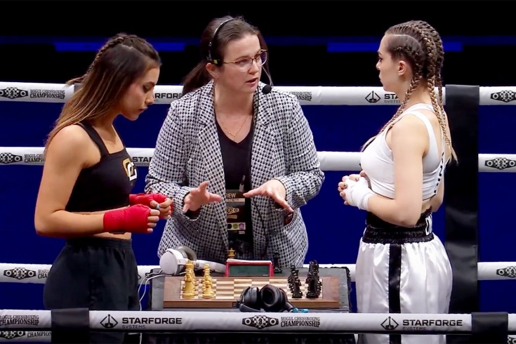 Dina Belenkaya leans into heel role against Andrea Botez in budding  chessboxing rivalry - Dot Esports