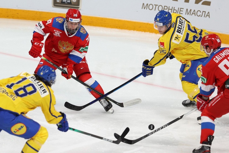 Сборная России уступила Швеции на Кубке Карьяла, Мичков отметился лакросс-голом - Чемпионат