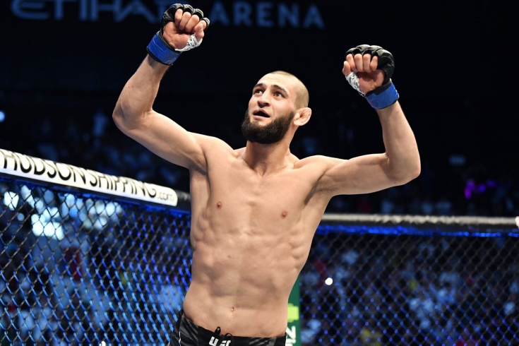 UFC 267: Хамзат Чимаев — о Хабибе, Исламе Махачеве, чемпионском поясе и диалоге с Даной Уайтом