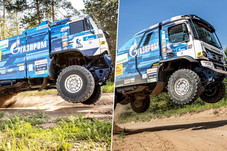 Тест-драйв боевых грузовиков команды «КАМАЗ-мастер»: чем отличаются КАМАЗ-43509 и новая машина семейства К5