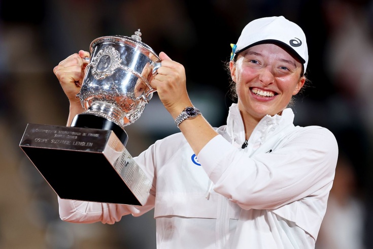 Первая ракетка мира Ига завершила «Ролан Гаррос» 35-й победой подряд: это её второй титул в Париже