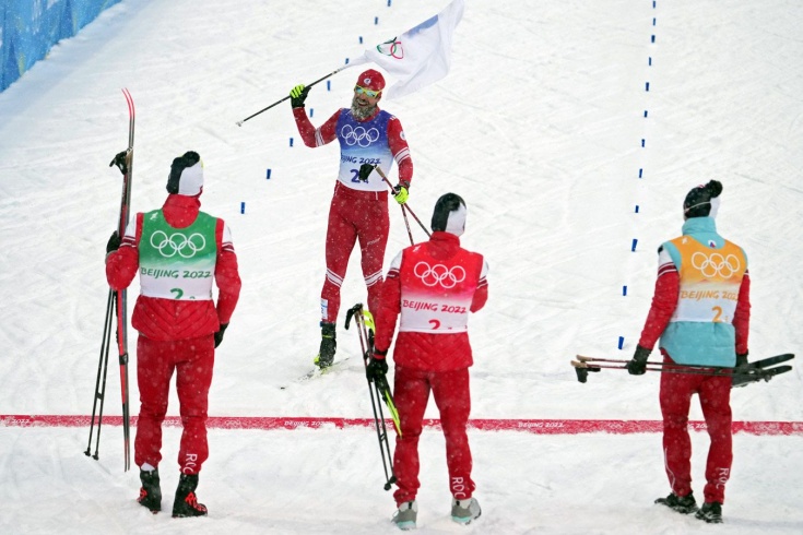 Сборная России выиграла мужскую лыжную эстафету