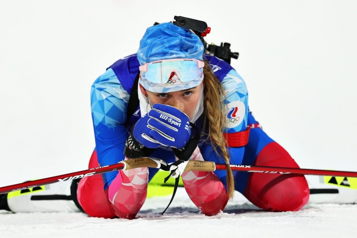Биатлон на зимней Олимпиаде — 2022: Кристина Резцова проиграла 20 мест и установила антирекорд гонки по стрельбе