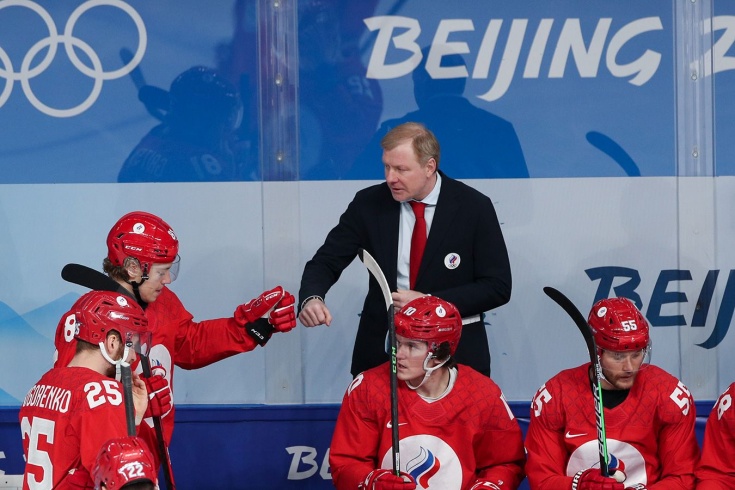 Олимпиада-2022 в Пекине, хоккей, полуфинал Россия — Швеция (2:1 Б), что говорил Алексей Жамнов