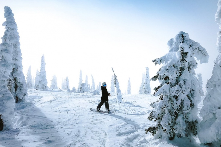 Куда ехать кататься на сноуборде зимой?