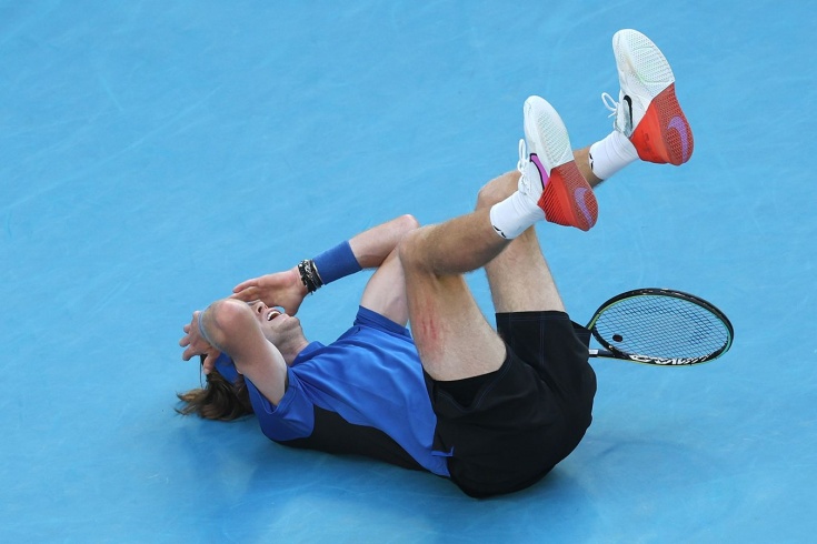 Как Андрей Рублёв выиграл чемпионский тай-брейк у Хольгера Руне в четвёртом круге Australian Open — 2023, видео, эмоции