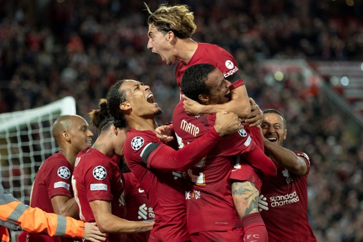 Ливерпуль» — «Аякс» — 2:1, Лига чемпионов — 2022/2023, видеообзор матча, 13 сентября 2022, голы: Салах, Кудус, Матип - Чемпионат