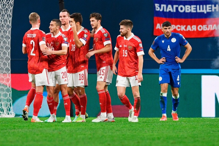 Россия — Кипр — 6:0, обзор матча, отборочный цикл ЧМ-2022, 11 ноября 2021 года