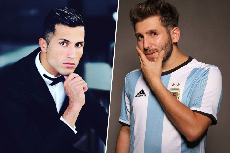 Cómo los dobles de Messi y Ronaldo monetizan sus similitudes