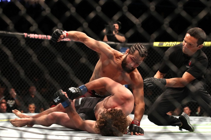 UFC 239: Хорхе Масвидаль — Бен Аскрен, нокаут летящим коленом за 5 секунд, видео боя