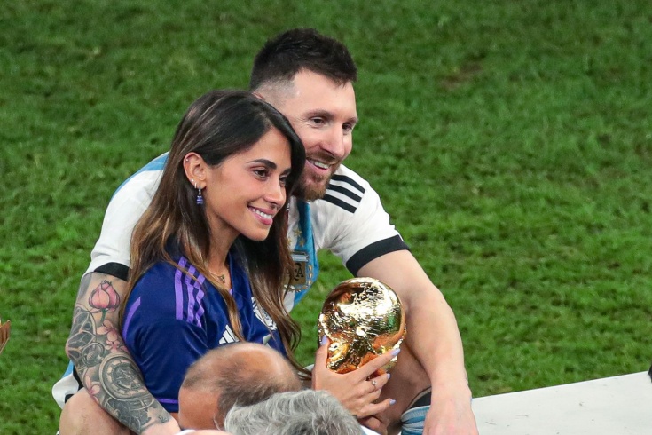 Lionel Messi's vrouw Antonella Roccuzzo