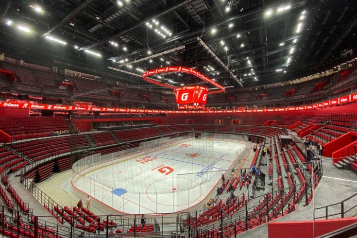 Репортаж с новой хоккейной арены «Авангарда», фото, видео, как выглядит «G-Drive Арена» в Омске