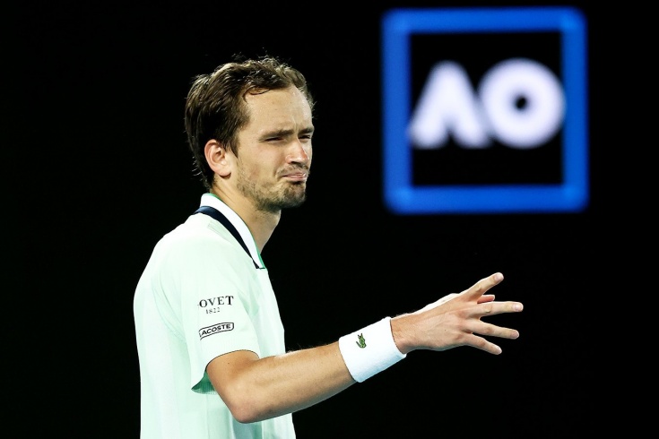 Даниил Медведев обыграл Ника Кирьоса на Australian Open – 2022, австралиец эффектным образом вёл себя на корте, видео