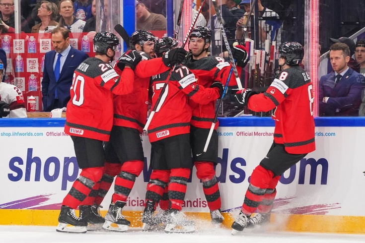 Канада — Латвия — 4:2, полуфинал ЧМ-2023 по хоккею, отчёт, статистика и видеообзор матча