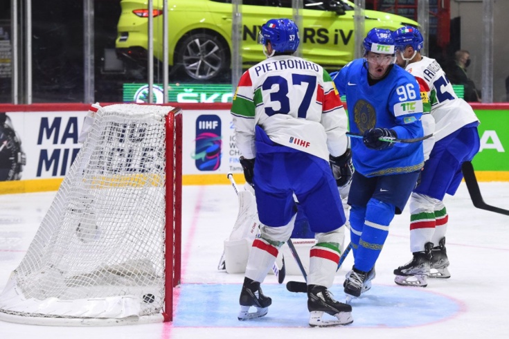 Казахстан — Италия — 5:2, обзор матча чемпионата мира по хоккею, видео голов, Казахстан остался в элитном дивизионе